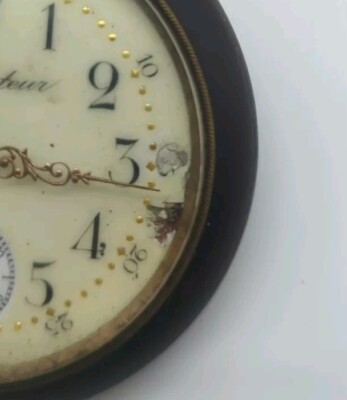 Montre Gousset Ancienne Régulateur PATRIA - Fonctionne - Secondes Décalées - Diamètre 69mm