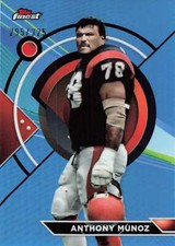 2023 Topps Composite #166 Anthony Munoz Finest Sky Blue Refractor #/325 SP