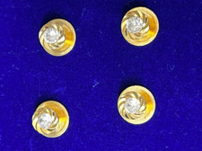 4 Metal Tuxedo/Kurta Designer Studs/Buttons  Fast Shipping