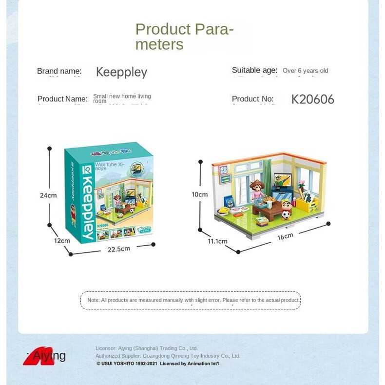 Crayon Shin Chan Home Living Room building block Keeppley | eBay