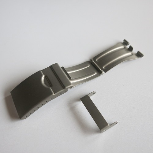 16mm 18mm 20mm Titanium Watch Buckle Band Strap Bracelet Safety Clasp AB618M - Picture 4 of 5