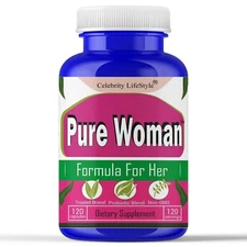 Pure Woman Vaginal Probiotics Pills, pH Balance, Gut Flora, UTI Support- 12/2026