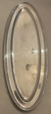 Antique Mappin Webb Platter Oval Tray Silverplate 24” Triple Plate Deposit