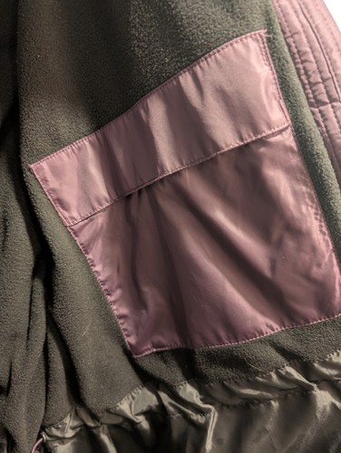 Eddie Bauer Women's XL Long Sleeve Purple (Eggplant) Quilted Hooded Parka Coat - Picture 7 of 14