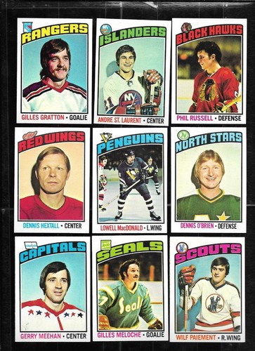 1976-77 TOPPS 76-77 NHL HOCKEY CARD 1-264 & GLOSSY INSERT 1-22 SEE LIST - Picture 38 of 461
