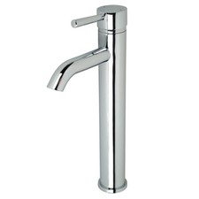 New Ultra Faucets Euro Collection Single Handle High Arc Chrome Faucet UF36600
