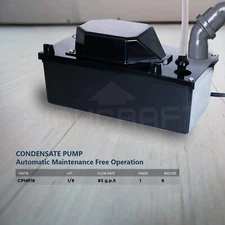 Highcraft Automatic Condensate Removal Pump 1/8 HP 85 Gallon/Hour