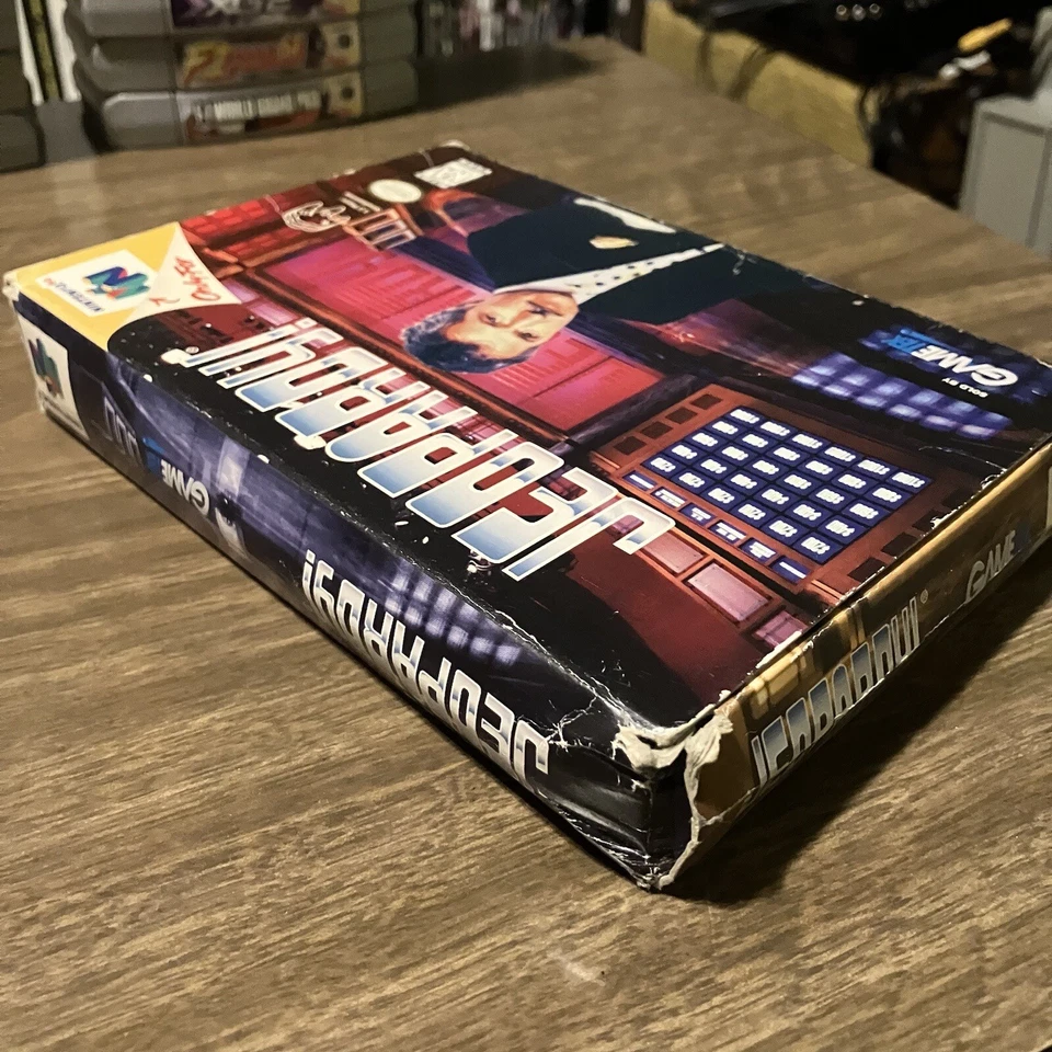 Jeopardy Nintendo 64 N64 Cartridge Inserts Box Tested and Working Authentic Game - Image 3 of 4