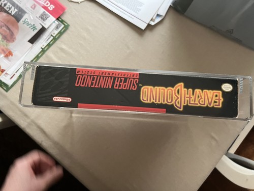 Super Nintendo SNES Earthbound WATA QUALIFIED UNUSED CIB 70 Graded New Old Stock - Picture 7 of 9