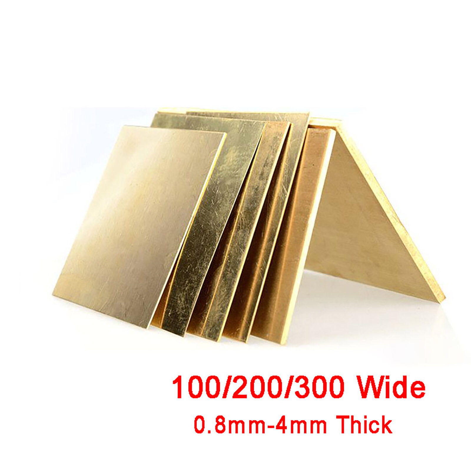 Sourcing Map Messingbleche 100mm - 2 Stück Runde Messingplatten 0,5mm Dicke