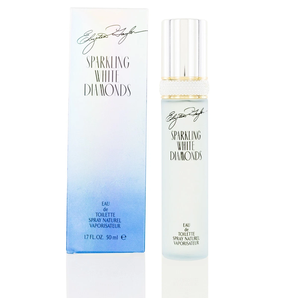 Sparkling white diamonds store 3.3 oz
