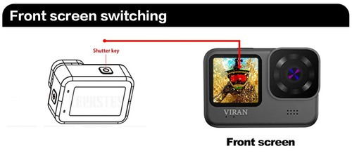 V9 Action camera 4k wifi waterproof IP68 MicroSD 128gb with Remote Control - Picture 8 of 13