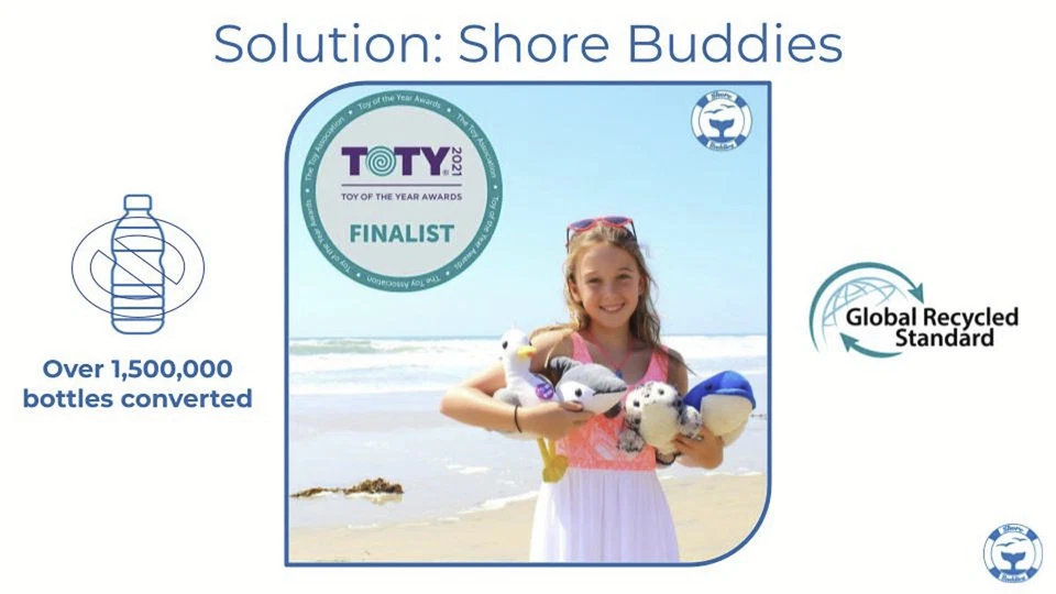 Küstenkumpel Plüsch Kuscheltier 30 cm mit Sound - Shore Buddys -Umweltfreundlich - Bild 2 von 3