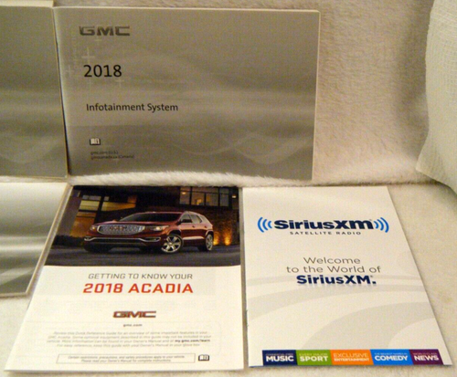 2018 GMC Acadia/Acadia Denali Owners Manual FAST SHIP - Picture 3 of 5