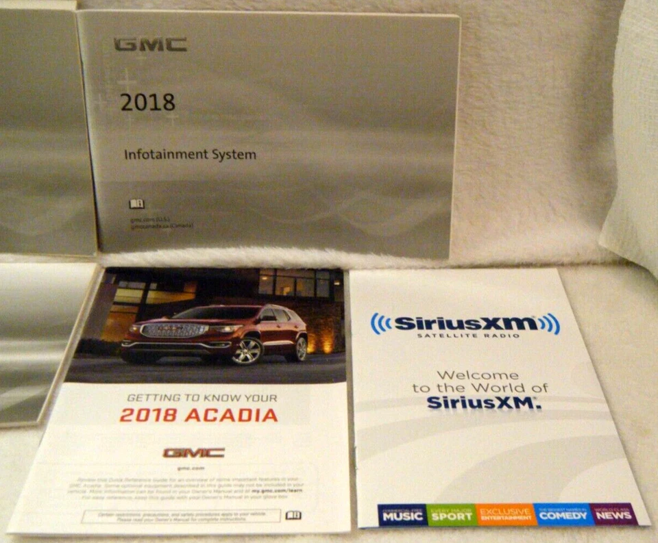 2018 GMC Acadia/Acadia Denali Owners Manual FAST SHIP - Image 3 of 4