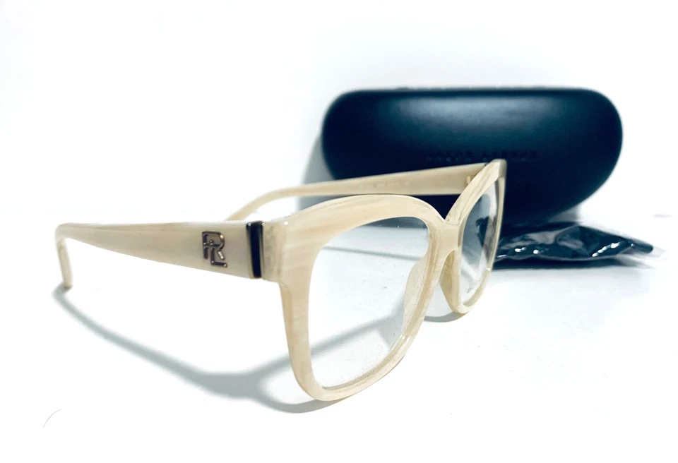 RALPH LAUREN RL 6164 5305 CREMA BEIGE CUERNO GATO GAFAS 54-16-140MM RL6164 Foto 4 de 4