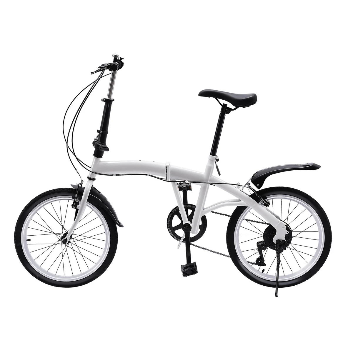 20in 7Speed Adult Folding Bike Double V Brake Bicycle Foldable