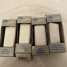 Leviton Decora 15 Amp 3-Way Switch  3 Single Switch Open Box.