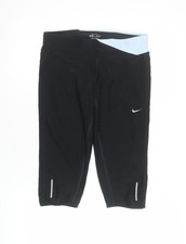 Nike Womens Black Dri-FIT Running Skort S Polyester Blend