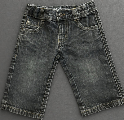 Genuine Kids Dark Jeans Adjustable Waist Denim SIZE 9/12 MONTH Boys