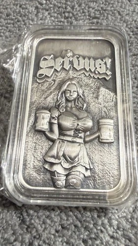 St Louis Mint Oktoberfest 2024 Silver Bar 2 Troy Oz .999 Fine Limited Edition