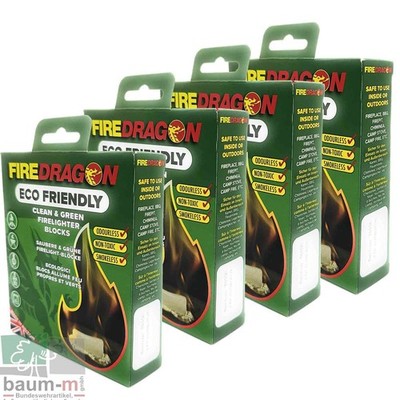 Brennstoff-Tabletten FIREDRAGON SPARSET 4 x 6 Tabs á 27g Kocher Camping