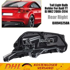 Rechts Hinten Rücklicht Heckleuchte Lampenträger für  Audi TT 8J MK2 2006-2014