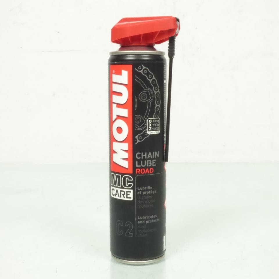 Lubrifiant Motul Chain lube Road C2 pour l'entretien de votre transmission en spray 400ml