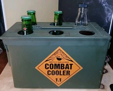 Bottle Breacher Combat Cooler Militar 5.56 MM Ammunition Box.