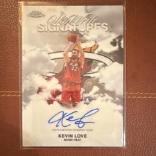 Topps Chrome Sky-Write Signatures Kevin Love Autograph Miami Heat #SWS-KL