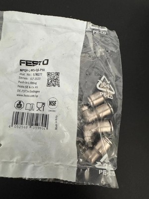 NPQHLM5Q6P10 10PCS New Festo NPQH-L-M5-Q6-P10 578277 Thread Joint Fast Shipping