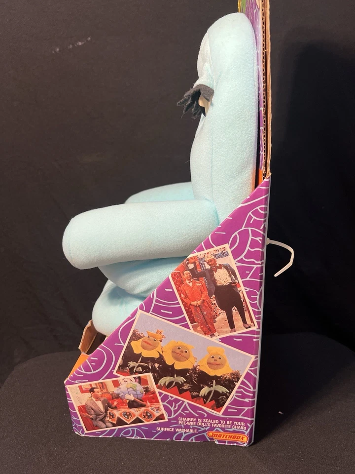 Vintage Pee-wee's Playhouse Chairry Plush Toy – Matchbox 1988 – New in Box! RARE - Image 2 of 4
