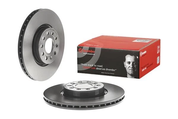 2x Brake Discs Pair Vented fits AUDI TT RS 8J3 2.5 Front 09 to 14 312mm Set New — 第 3/4 张图片
