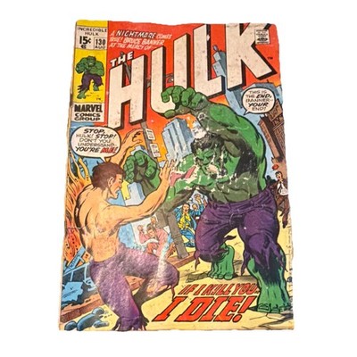 The Incredible Hulk No. 130 Marvel Comics Comic Book Single Issue