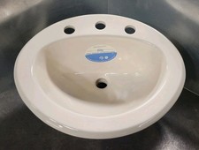 Gerber Luxoval Self-Rimming 8" Widespread 3-Hole Lavatory Sink Basin 12-844-8