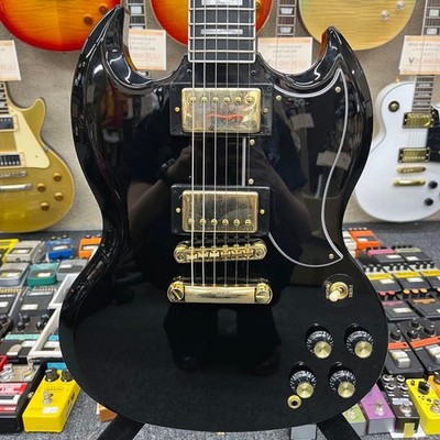 Epiphone SG Custom Ebony Black Safe packing!