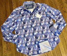 ROBERT GRAHAM MENS AUTHENTIC BRAND NEW ORIGINAL DRESS SHIRT Size M MEDIUM , NWT