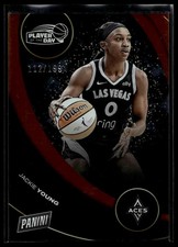 2025 Panini WNBA Player of the Day #9 Jackie Young Orange #/199 SN