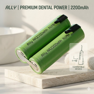 Ni-MH AA 2.4V 2200mAh GP130AAHE2B1H Battery for Waterpik Water flosser AA2SBT