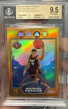 08-09 Topps Chrome Michael Beasley Gold Refractor /50 BGS 9.5! 🔥