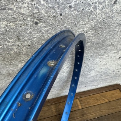 Vintage Araya 7C 24 X 1.75 BMX Rim 36H Blue Alloy 1980s Japan Old