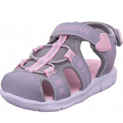 KangaRoos K-Mini Mädchen Sandale in Grau