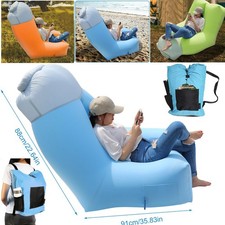Inflatable Lounger Air Sofa Chair Waterproof Outdoor Camping Couch Anti-Leaking