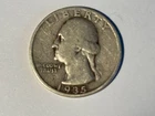 1935 25c Washington Quarter  - 90% Silver -