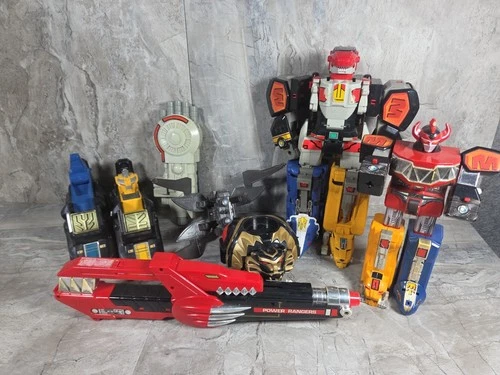 Vtg 90's Bandai Mighty Morphin Power  Rangers Dino Random Gun Toy Lot READ D