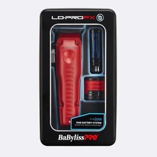 BaByliss PRO FX829MR FXONE LO-PRO Professional Red Cordless Clipper with Battery