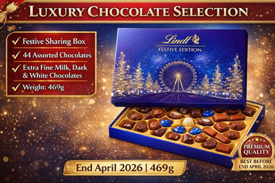 Lindt Festive Edition Sharing Box 469g   Luxus Schokolade Auswahl