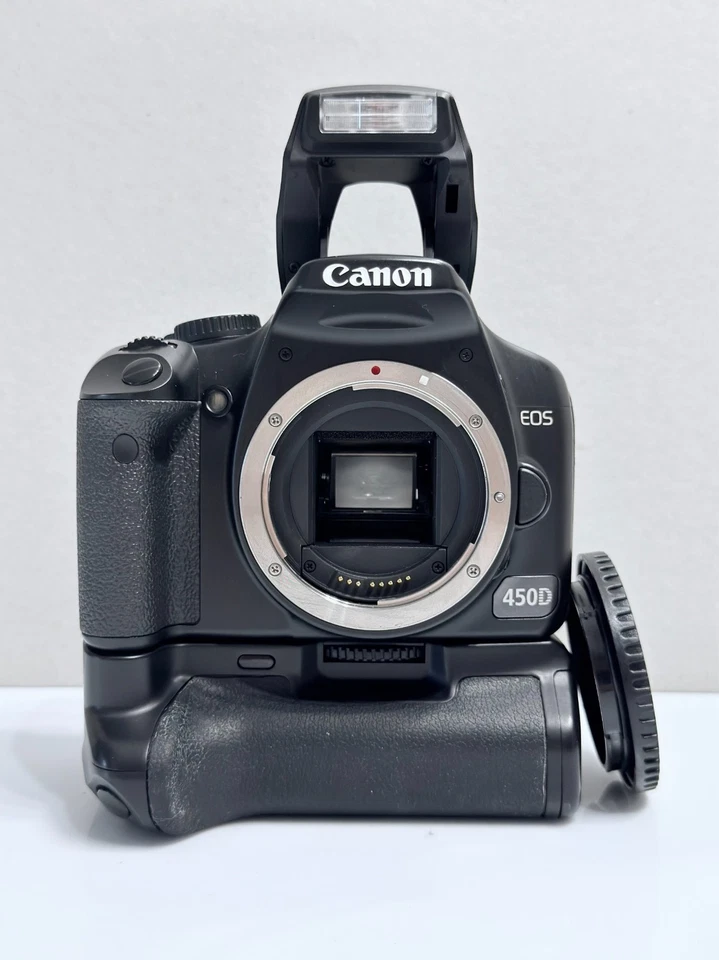 Digitalkamera Canon EOS 450D / 12.2 MP SLR / Live View mit Batteriegriff - Bild 2 von 4