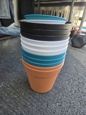  Pots  Plastic Plants Seed Starting Pots 18 Pcs  6 Inch