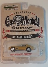 1:64 Greenlight Hollywood Gas Monkey Garage 1969 Chevrolet Corvette NIP